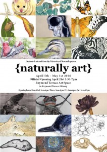 Naturally art 2016 A4 Flyer & Opening